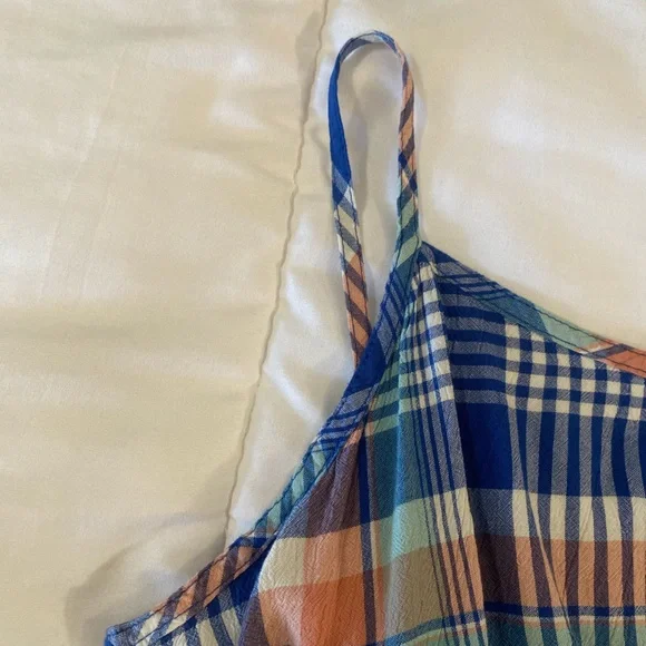 Cami with gingham pattern - Picture 3 of 8